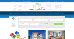 Desktop Screenshot of novostavba.sk