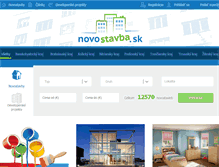 Tablet Screenshot of novostavba.sk